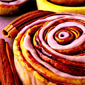 Cinnamon Roll Pie PNG 6
