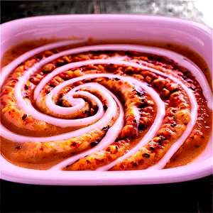 Cinnamon Roll Smoothie Bowl Topper PNG Heg PNG