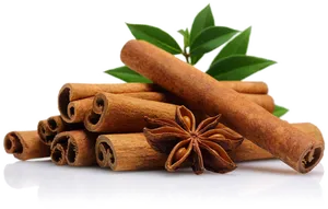 Cinnamon Sticksand Star Anise PNG image