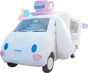 Cinnamoroll Themed Vehicle PNG image