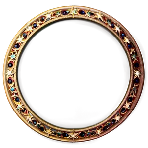 Circle Frame With Stars PNG 99 PNG