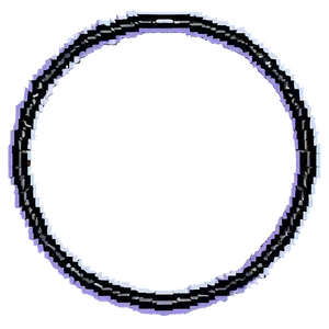 Circle In Pixel Art PNG Ilf69