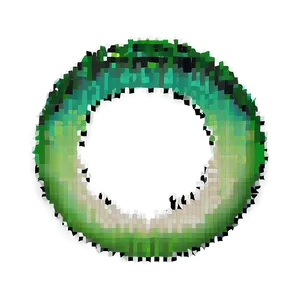 Circle In Pixel Art PNG Oyr