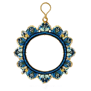 Circle Lace Frame PNG Pbj