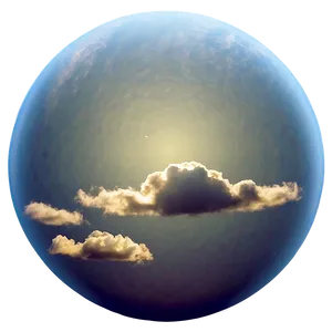 Circle With Clouds PNG 91