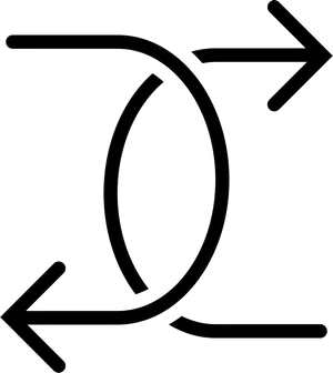 Circular Arrow Exchange Graphic PNG image