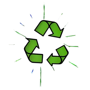 Circular Arrow Recycle Graphic Png 05252024 PNG image