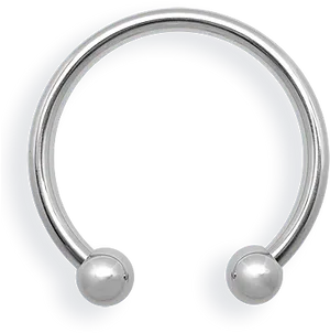 Circular Barbell Piercing Jewelry PNG