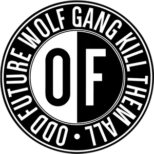 Circular Blackand White Logo PNG