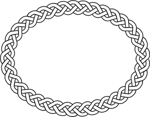 Circular Chain Link Vector Graphic PNG image