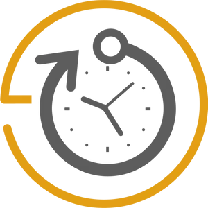 Circular Clock Icon Graphic PNG image