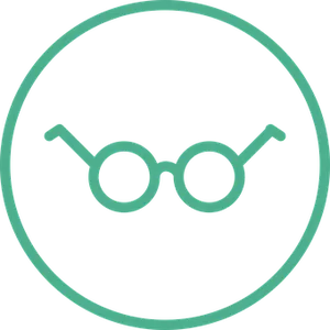 Circular Glasses Icon