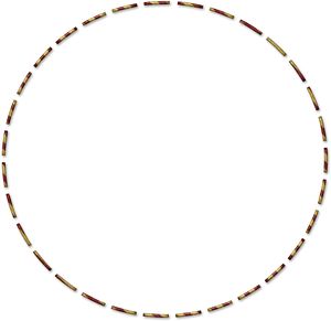 Circular Tumblr Border Design PNG image