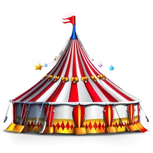 Circus Carnival Tent PNG Mdd44