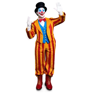 Circus Clown Outfit PNG Anb26