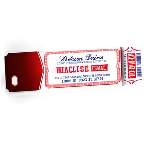 Circus Performance Ticket Png Qvf PNG image