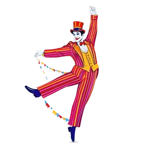 Circus Performer Cartoon Character PNG Sih PNG