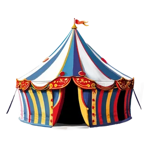 Circus Tent At Sunrise PNG 06132024