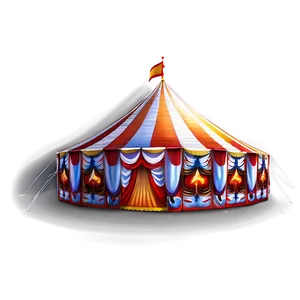 Circus Tent At Sunrise PNG 06132024