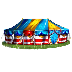 Circus Tent In Field PNG 20