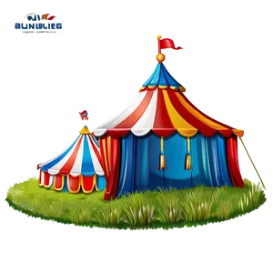Circus Tent In Field PNG 61