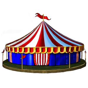 Circus Tent In Forest PNG Mcd