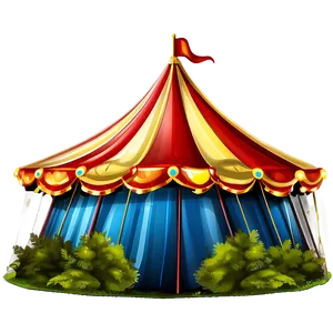 Circus Tent In Forest PNG Oyb
