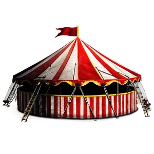 Circus Tent In Sunset PNG Ewr
