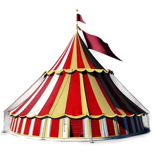 Circus Tent In Sunset PNG Sqs