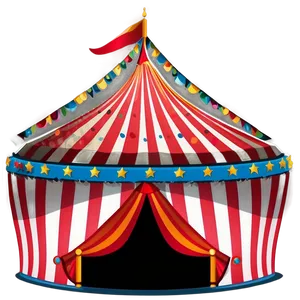 Circus Tent Silhouette PNG 55