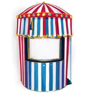 Circus Tent Ticket Booth PNG 06132024 PNG