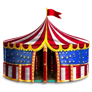 Circus Tent With Fireworks PNG 85