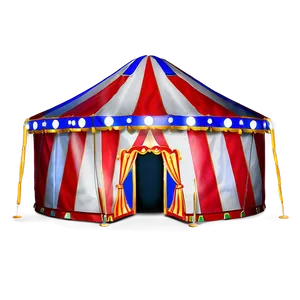 Circus Tent With Lights PNG 06132024
