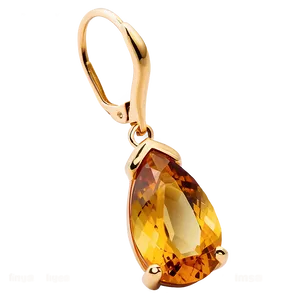 Citrine Earring Gem PNG 91