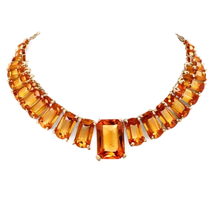 Citrine Necklace Jewel PNG 86