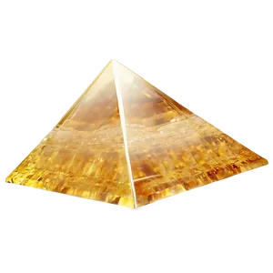 Citrine Pyramid PNG Xsh