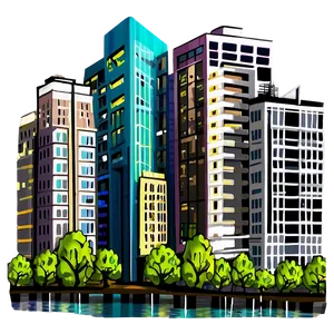 City Doodle Png 65 PNG image