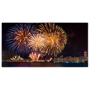 City Fireworks Show Png Mbk50 PNG image