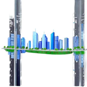 City Infrastructure Blueprint PNG Yid PNG