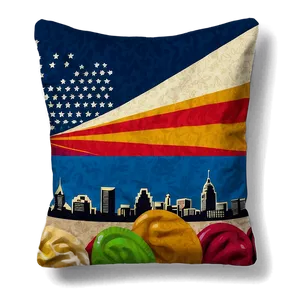 City Skyline Cornhole Bag PNG Ovc