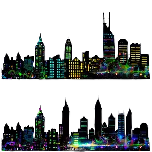 City Skyline Oh The Places You'll Go Png Lmb PNG image