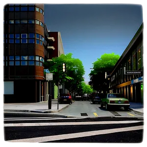 City Street Corner PNG Diq80 PNG