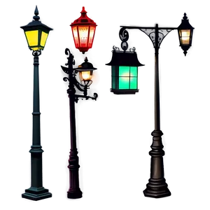 City Street Lights PNG Vhr