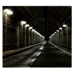 City Tunnel At Night Png 06242024 PNG image