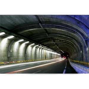 City Tunnel At Night Png 06242024 PNG image