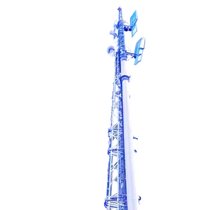 Cityscape With Cell Tower PNG Cuc1 PNG