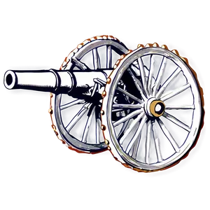 Civil War Cannon Png 05242024 PNG image