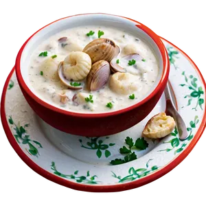Clam Chowder New England PNG Lpd55