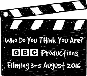 Clapperboard Who Do You Think You Are2016 PNG image