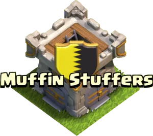 Clashof Clans Clan Castlewith Muffin Stuffers Text PNG image